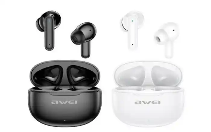 Awei T71 TWS Sports Wireless Bluetooth Earbuds IPX4 Waterproof with Charging Case Smart Touch Low Latancy Game Earphone